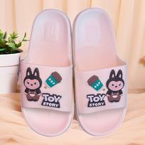 Summer Women's Cartoon Frog Slippers Ultra-Light Indoor & Outdoor Home Slides, Anti-Slip Thick Sole Bath Slippers for Home Use 36-41