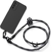 Case - Samsung - Galaxy M13 - Shockproof - Anti-Scratch - Detachable Shoulder Strap pilka