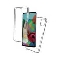 Case - Samsung - Galaxy A71 - Rigid - Front and Back Protection - Transparent skaidri