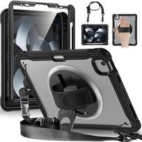 Case for iPad Pro 11  - Shockproof Protection - Hand Strap - Black - TPU and PC - 360° juoda