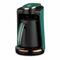 250ml Moka Kavos Virimo Aparatas Buitinis Automatinis Turkijos Kavos Aparatas Belaidis Elektrinis Puodas ES Kištukas 220~240V 400W Nešiojamas Kelioninis black