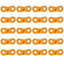 20pcs Adjustable Camping Tent Cord Rope Buckle Tensioners Fastener Cord Buckle Tensioners Fastener Travel Kit Tools Accessories oranžinė