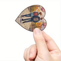 Campus Love Male Female Stickers Durable for Laptop, Car, Luggage, Skateboard & More - Perfect for Teens, Adults, Creative Decor & Gifting 5PC