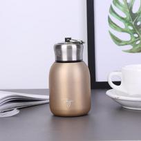 1Pc 300ML Fashion Mini Coffee Vacuum Flasks Lovely Stainless Steel Thermos Portable Travel Water Bottle With Lid Cups 201-300ml auksas
