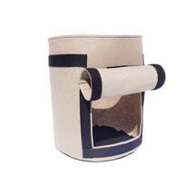 Sweet Potato Potato Planting Bag Green Thickened Felt Plant Planting Bucket Non-woven Flower Pot With Window D25*H30 (5 gallons) smėlis