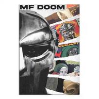Reperis Hiphopas Rokas Muzikos Grupė MM Maisto Kaukė MF Doom Komiksų Albumo Plakatas Estetinis Drobė Sienų Menui Svetainei Namų Dekoravimui 21cm×30cm NoFrame