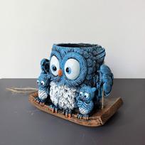 Owl Hanging Flowerpot Succulent Decorative Gift Owl flowerpot