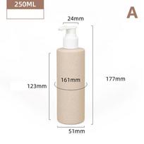 Putojančio muilo dozatoriai, daugkartinio pildymo buteliai, šampūno ir dušo želės buteliai, 250 ml ~ 500 ml rankų muilo dozatorius, plastikinis losjono muilas vonios kambariui as the picture beige