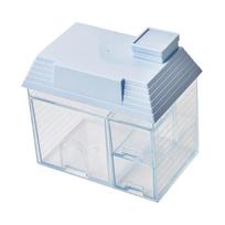 Innovative House Shaped Desktop Organization Storage Box Stationery Makeup Storage Container for mėlyna