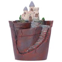 Succulent Plants Flowerpot Resin Mini House Flower Planter Container Home Decor