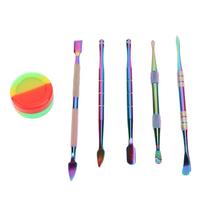 6 Pcs Double Ended Carving Tools Stainless Steel Sculpting Tools for Shaping with Silicone