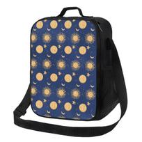 Into The Galaxy Insulated Lunch Tote Bag for Women Resuable Thermal Cooler Food Bento Box School 26.5x20x11.5CM smėlis