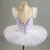Sweet Children's Dance Fluffy Skirt Performance Costume Ballet Dance Practice Gauze Dance 170cm balta
