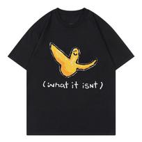 What It Isnts T-Shirt Korean Men Women Summer Short-sleeved Tee Little Flying Man Casual Cotton Vintag T-shirt Hip Hop Harajuku XXXXL
