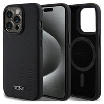 Tumi Tuhmp15Lrbak iPhone 15 Pro 6.1Czarny/Black Hardcase Skóra Wzór Balistyczny Magsafe