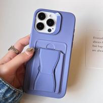 Kortelių dėklas Laikiklis Tinka iPhone15ProMax Apple 14 Telefono dėklas 13/12 Kortelė Du viename 11 Kietas Xs Apple 7G/8G universal gray