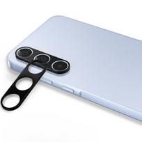 For Samsung Galaxy A55 Aluminium Alloy Camera Lens Protectors Metal Sticker Ring for SamsungA55 Samsunga55 Protection Film Cover Samsung A55 juoda