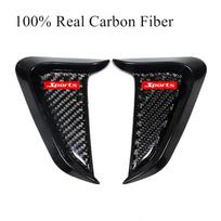 ecor In The Style Of  Shark Universal Cover For The Side Air Intakes Of The Front Fender Of The Car Made Of 100% Real Carbon FiberGills , Sports Style