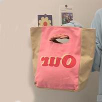Niche design: cute clutch, tote bag, casual lunch box, bag, makeup bag, storage bag, women