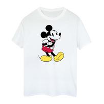 Disney Mens Classic Mickey Mouse Cotton T-Shirt S balta