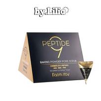 farmstay peptide 9 baking powder pore scrub 1ea