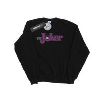 DC Comics Mens The Joker Crackle Logo Sweatshirt XXL juoda