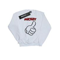 Disney Womens/Ladies Mickey Mouse Thumbs Up Sweatshirt M balta