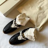 Sheepskin retro sports shoes ballet shoes women's platform pearl belt casual versatile Mary Jane shoes 35