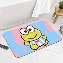 Big-eyed frog diatom mud absorbent mat bathroom non-slip floor mat toilet toilet foot mat toilet door mat 40X60cm 15.7X23.6in