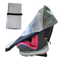 Baby Car Safety Seat Sunshade Cover Portable Foldable Reflective UV Shielding Sunlight Heat Blocking Universal Infant Automotive Safety Seat sidabras