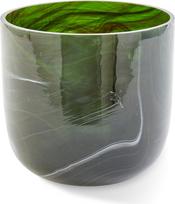 Polspotten Vaza Marbled, stiklinė, 15,5 cm, žalia