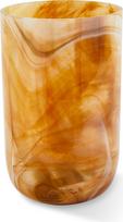 Polspotten Vaza stiklinė Marbled 30 cm, gintaro spalvos