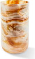Polspotten Vaza Marbled, stiklinė, 40,5 cm, gintaro spalvos