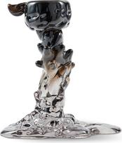 Polspotten Žvakidė klasikinei žvakei Drip, 14 cm, juoda