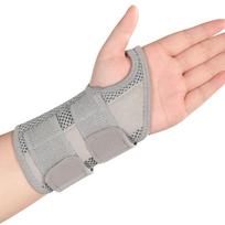 Kvėpuojantis riešo įtvaras Riešo korektorius Įtvaras Patempimo Imobilizacija Lūžis Skausmas Patempimas Sąnario XL/L gray left hand pilka