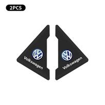 2025 Karštas 2 vnt. Automobilio durų kampo apsauga Buferio apsauga nuo įbrėžimų Volkswagen Golf Polo Tiguan Passat Jetta Touran TSI TDI R3 black