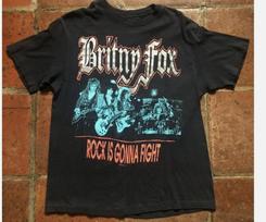 New Britny Fox Rockk Is Gonna Fight Lack Unisex S-234XL One Side Shirt Unisex T-Shirt - Men's Summer Cotton Graphic Tee S įvairiaspalvis