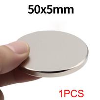 50x5mm Super stiprus neodimio magnetas N35 NdfeB Nuolatinis magnetinis imanes Apvalūs galingi magnetai Šaldytuvas