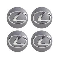 4 vnt. 62 mm automobilio ratlankio centrinis emblemos dangtelis Lexus F SPORT ES RX NX LS UX CT GS RC HS SC TX LB LM LX GX LC RZ IS ratlankio apdaila A