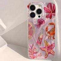 Mielas rožinis jūrų žvaigždės medūzos krabo dėklas skirtas Xiaomi Redmi Note 14 13 Pro Plus 5G dėklai Note 12 11 10 12s 10s 11s 12c 13c 14c dangtelis Redmi Note 13 4G gray