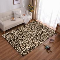 Leopardo rašto kilimas Dekoratyvinis modernus kilimas svetainei Tinka naudoti kaip neslystantis kilimėlis svetainei, miegamojo sofoms 60x90cm( 23x35in ) gray
