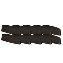 Drenažo dangtelis PVC langams, Dangtelis, Rudas, 45 mm, 10 vnt. rinkinys