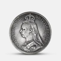 1 vnt. kopija Britanijos karalienės Viktorijos bronzinis medalis moneta 1887 m. Britanijos raudonojo drakono monetos vintažinių monetų kolekcija
