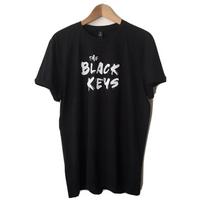 The Black Keys T-Shirt 100% Lightweight Cotton NEW Black Mens Unisex Size S-XL Unisex T-Shirt XXXXL