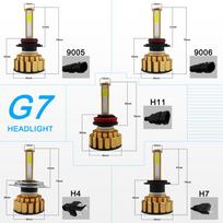 Car LED Headlight Kit H4 H7 9006 9005 H11 300W 6000K Bright Headlight Bulbs Lamp G7 30000LM XNC H11