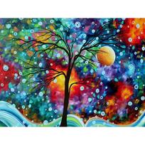 DIY Diamond Embroidery Withered Tree Diamond Painting Cross Stitch Rhinestone Mosaic Home Decoration 20X30CM blue