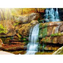 Diamond Painting Cross Stitch Sunshine Waterfall Crystal Rhinestones Embroidery Mosaic Home Decor 20X30CM beige