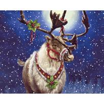 5d Diy Diamond Embroidery Christmas Deer Diamond Painting Cross Stitch Full Round Drill Rhinestone 20X30CM gray