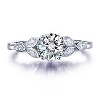 UMCHO Romantic Round Cut Rings Vestuvinis žiedas 5