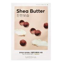 MISSHA Airy Fit Sheet Mask Shea Butter 19g * 10 lakštų beige